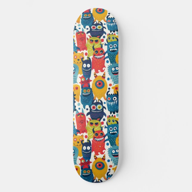 Skateboard für niedliche Cartoon (Vorderseite)
