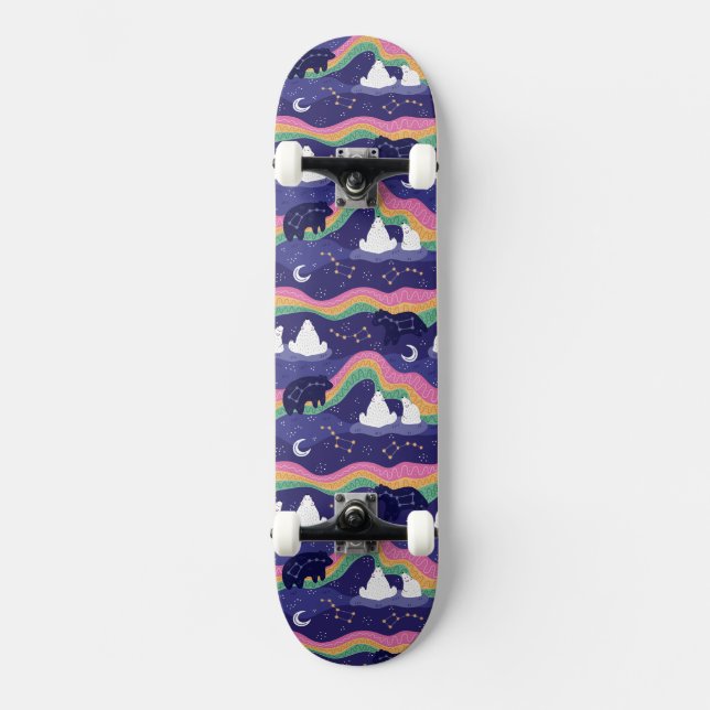 Skateboard für Nordlichter (Vorderseite)