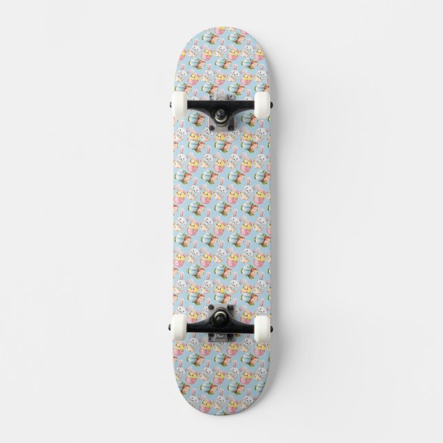 Skateboard für Osterkritter (Vorderseite)