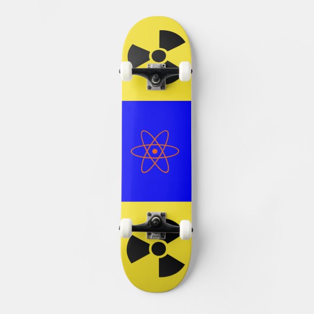 Skateboard für radioaktive Signale (Vorderseite)