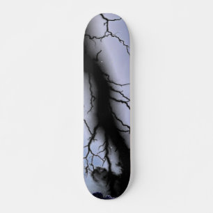 Skateboard für schwarze Blitze