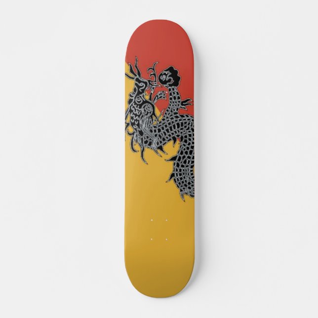 Skateboard für Schwarze Drachen (Vorne)