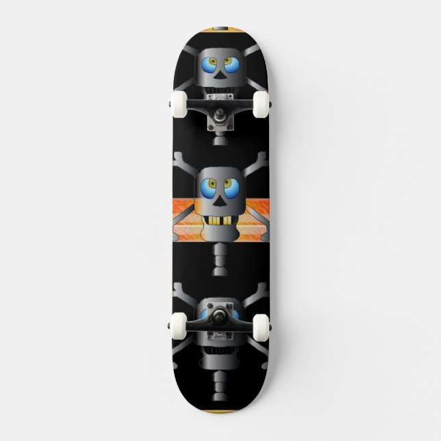 Skateboard für Skull und Cross Bones (Vorderseite)
