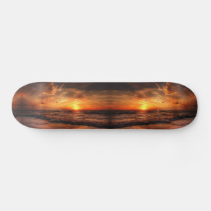 Skateboard für Sonnenuntergänge