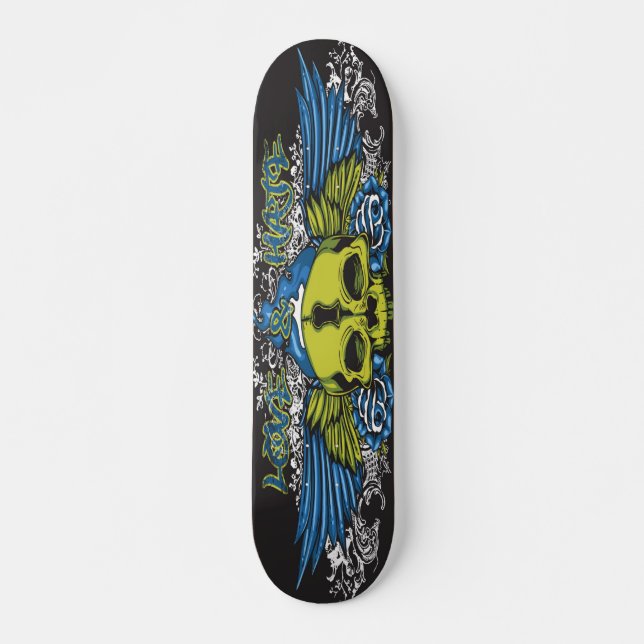 Skateboard für städtische Liebe und Hass (Vorne)