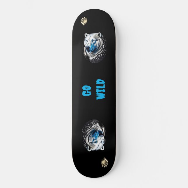 Skateboard für Wildpolarbeere | Arctic Animal Boar (Vorderseite)