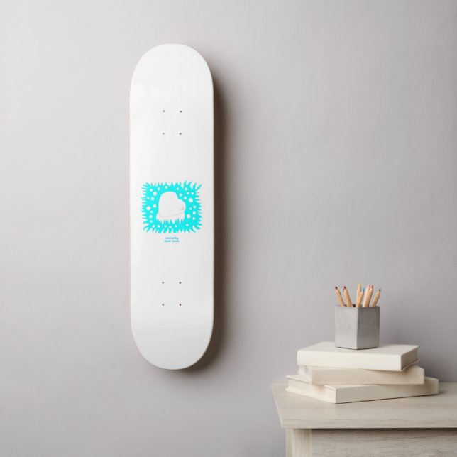 Skateboard für Winterschnee (Wandkunst)