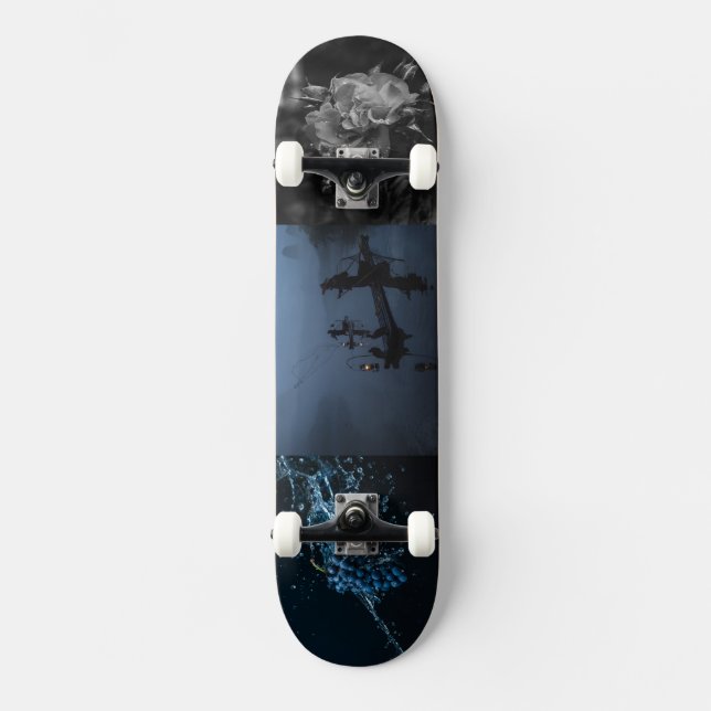 Skateboard Fusion de la beauté naturelle en action (Recto)
