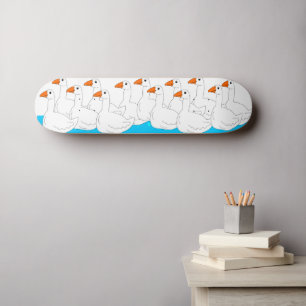 Skateboard Gaggle Of Geese Design