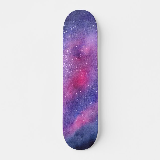 Skateboard Galaxie ultra-violette (Devant)