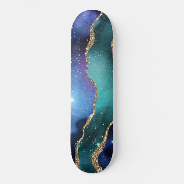 Skateboard Galaxy Agate Series Design (Recto)