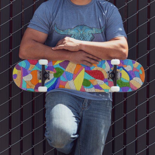 Skateboard Galets sur une plage (Extérieur 3)