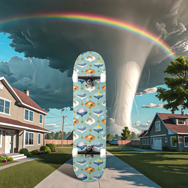 Skateboard Galileo Thermomètre bleu (Créateur téléchargé)