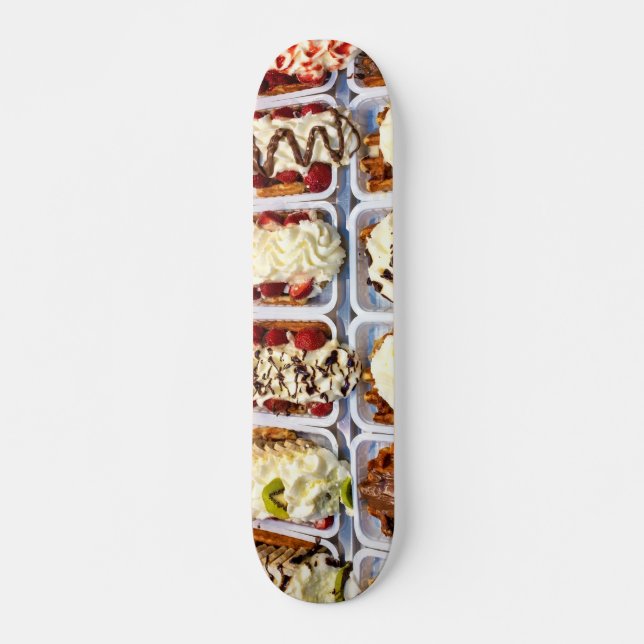 Skateboard gaufre belge (Devant)