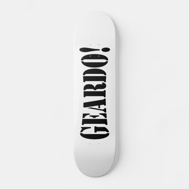 SKATEBOARD GEARDO ! (Recto)