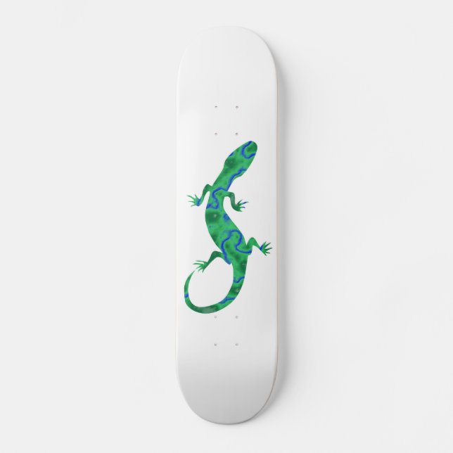 Skateboard Gecko vert (Recto)