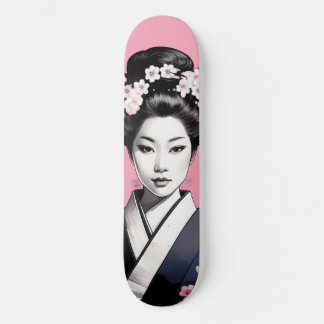 Skateboard Geisha rose