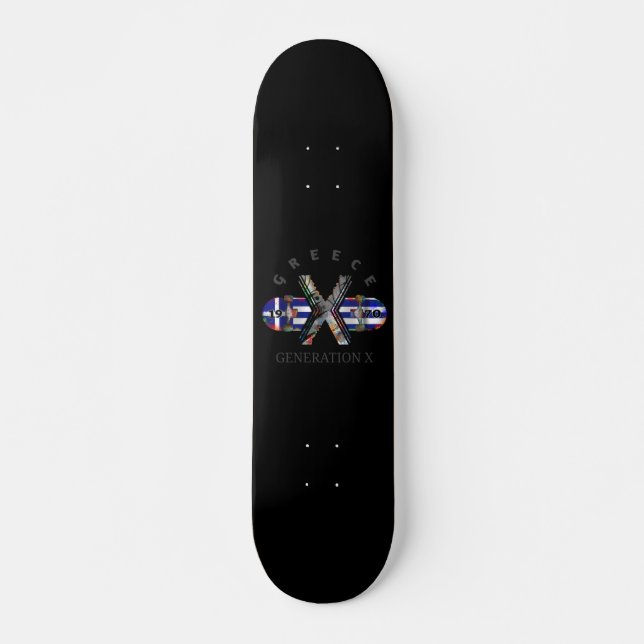 Skateboard Génération X Greece 1970 (Devant)