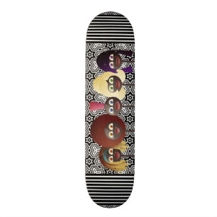 Skateboard Générations des femmes d'Afro-américain