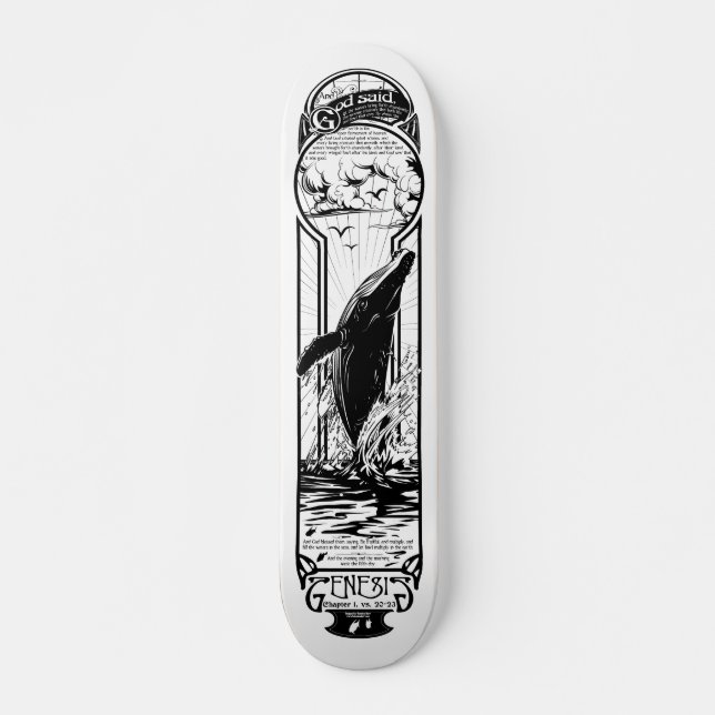 Skateboard Genèse : Jour 5 Patinage (Devant)