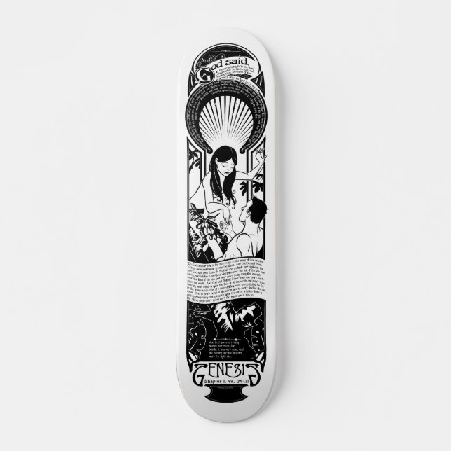 Skateboard Genèse : Plate-forme de patin du jour 6 (Devant)