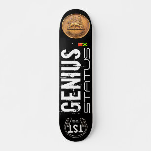Skateboard GÉNIE STATUS Skateboard, pont de 7 ¾ po