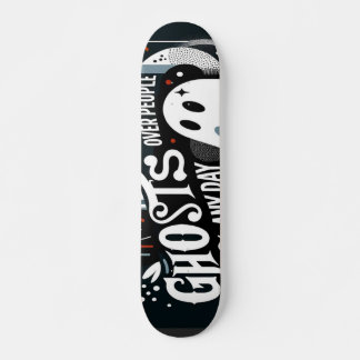 Skateboard "Gespenster über Menschen jeden Tag"