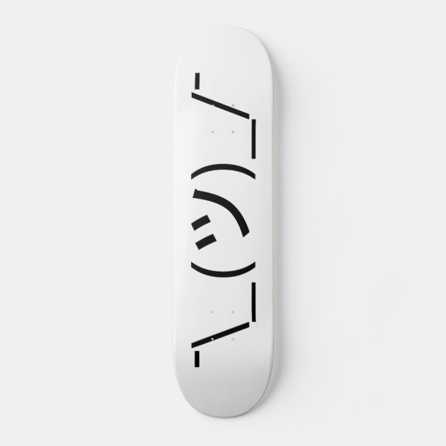 Skateboard Gesticulez le ¯ d'émoticône \ Japonais Kaomoji de (Recto)