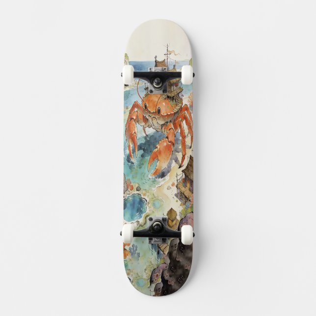 Skateboard Giant Crab Island Village (Recto)