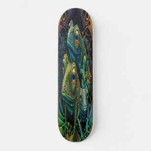 Skateboard Girl 2 Fairy Gold Frogs