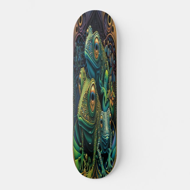 Skateboard Girl 2 Fairy Gold Frogs (Recto)