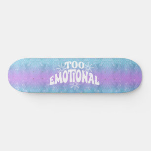 Skateboard Girl Parties scintillant Mermaid Blue F