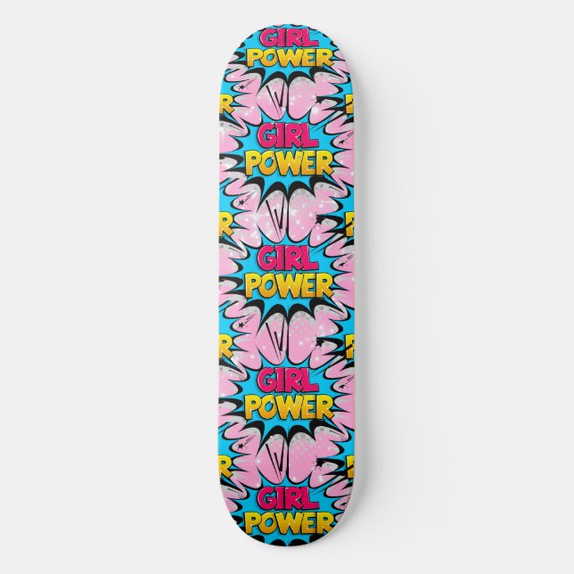 Skateboard Girl Power (Recto)