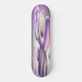 Skateboard Girly beau bébé éléphant violet