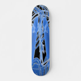 Skateboard Glace bleue