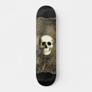 Skateboard Glam gothique déprimé du crâne