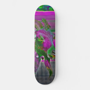 Skateboard Goat Art