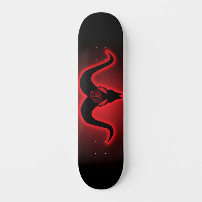 Skateboard Goatamentise Goatskull Silhouette (Recto)