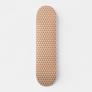 Skateboard Gold and Rose Classy Tessellated Triangles