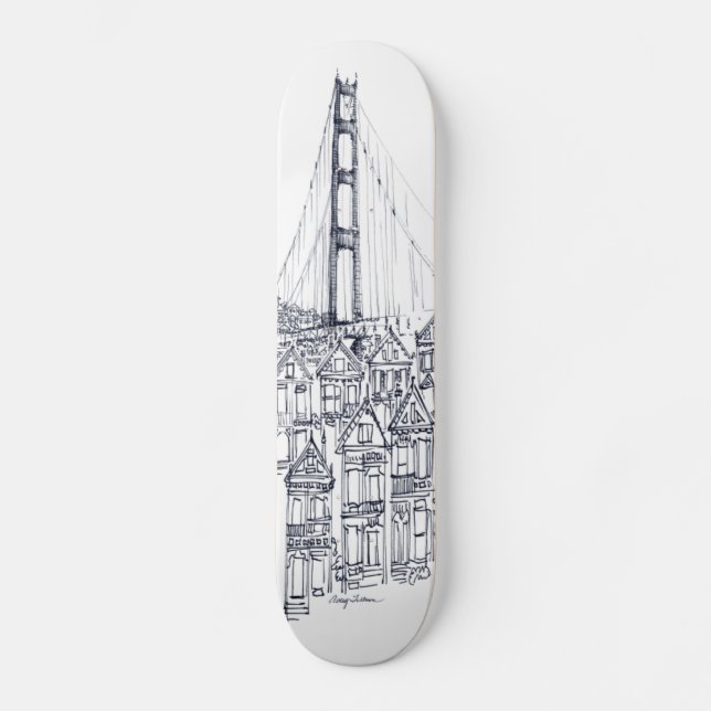 Skateboard Golden Gate (Recto)
