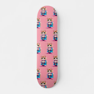 Skateboard Good Morning Kitten