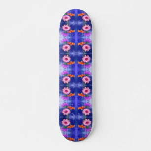 Skateboard Gorgeous Three Color Gerberas