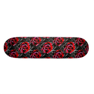 Skateboard Gothic Rose