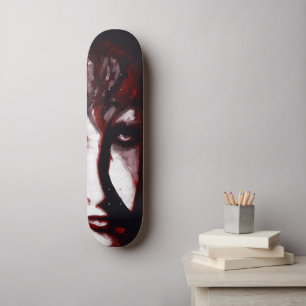 Skateboard Gothique Dieu Post Punk Goth Musique Homme Portrai