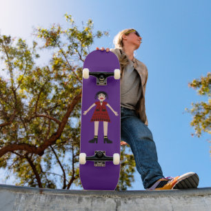 Skateboard Gothique Halloween Vampire Lady