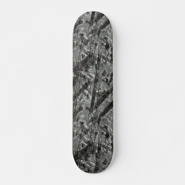 Skateboard Gougé et rayé 1 (Devant)