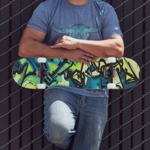 Skateboard Graffiti Abstrait