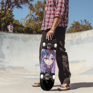 Skateboard Graffiti Anime