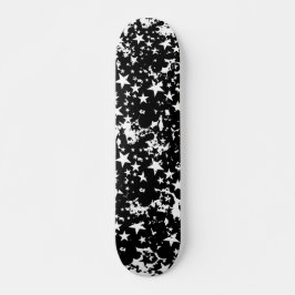 Skateboard Graffiti B&W Star