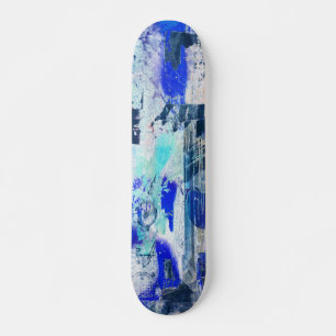 Skateboard Graffiti Blue Skate